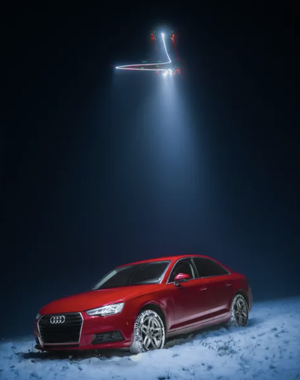 Red Audi Photography